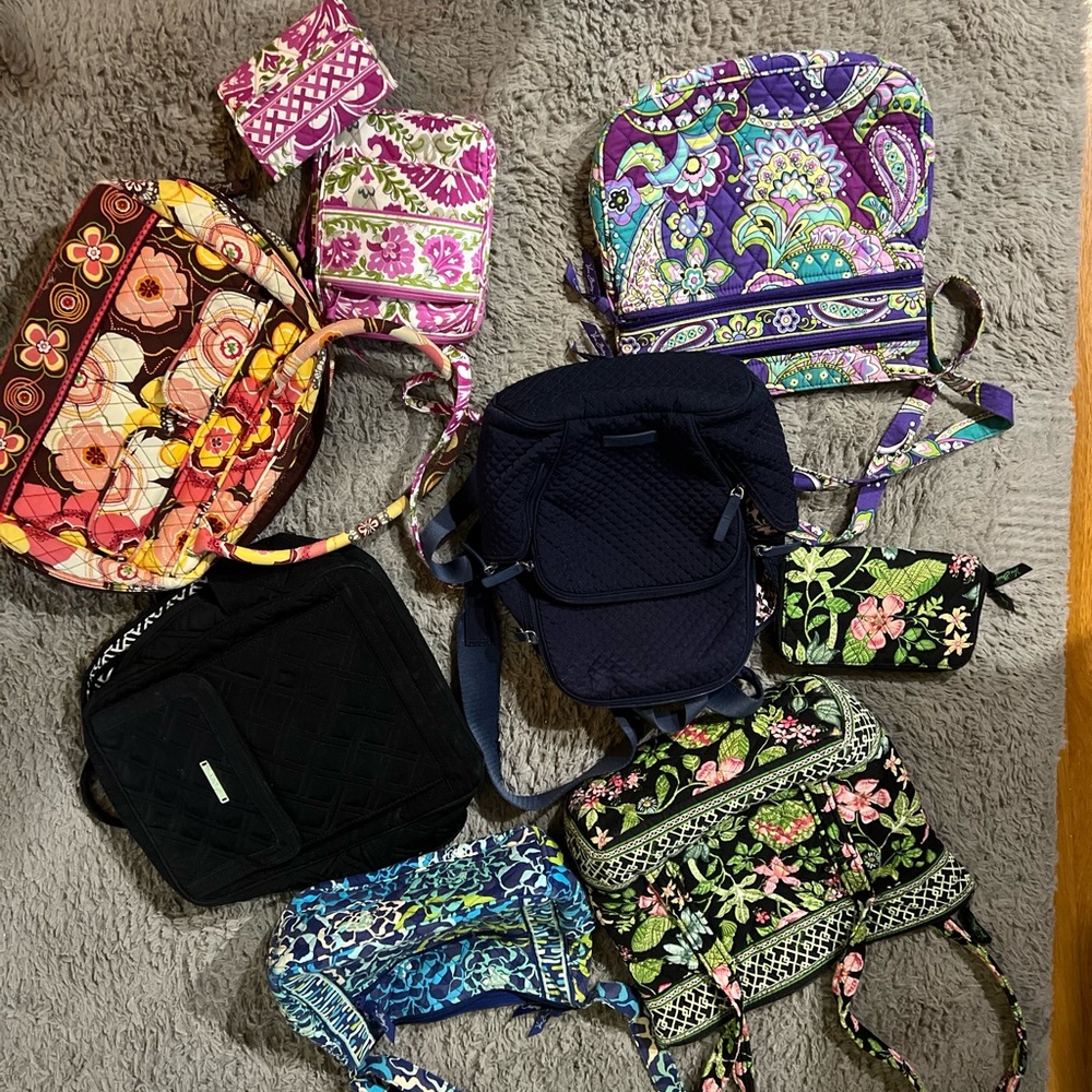 Vera Bradley Purge -Purses , Backpacks , totes , wallets , crossbody bags